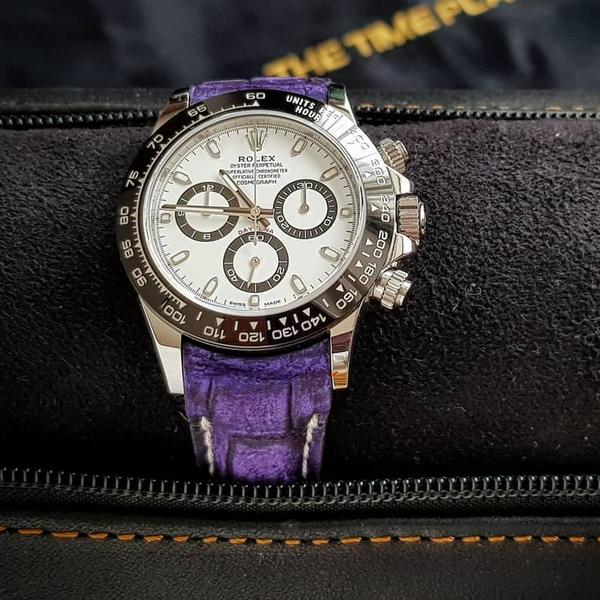 Purple Croco Nubuck