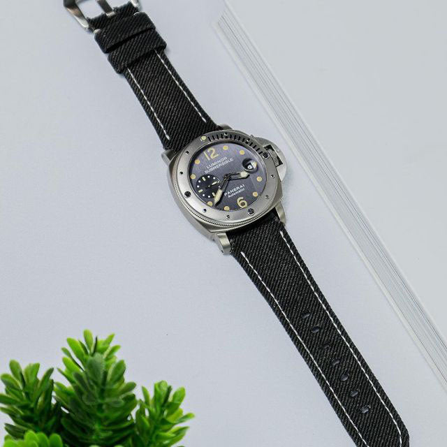 Ready Stock 26mm - Black Denim Strap