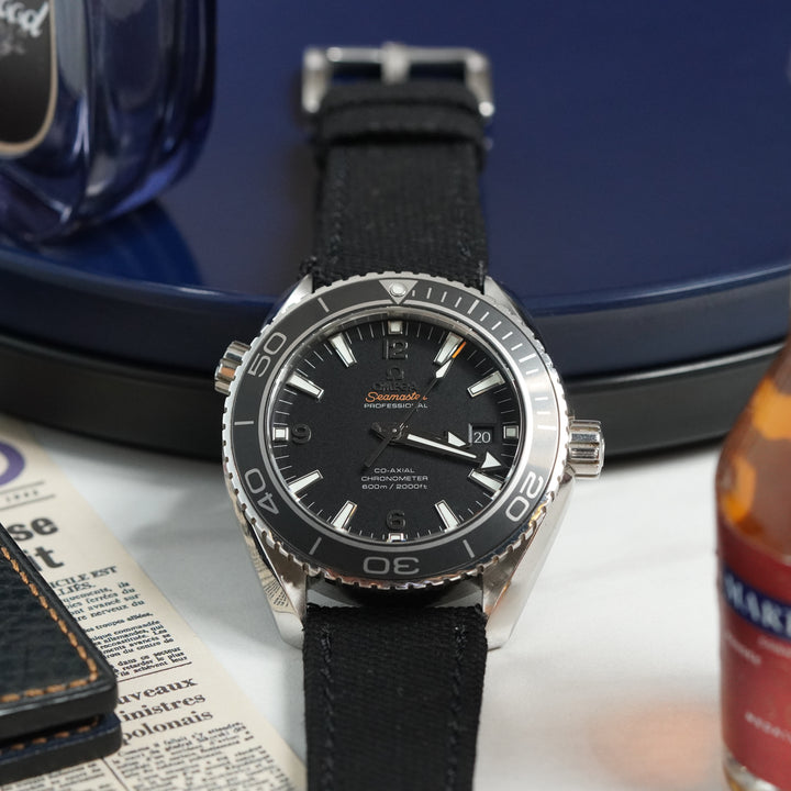 Omega Straps - Black Canvas