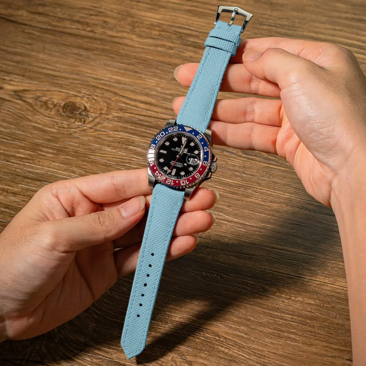 Rolex Straps - Baby Blue Sailcloth