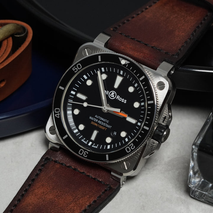 Bell & Ross Straps - BR Chocolate Fudge