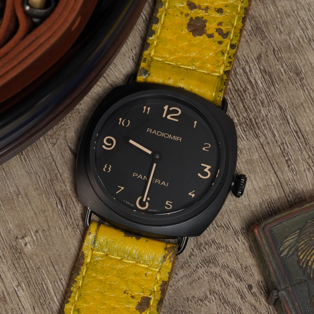 Panerai Radiomir Straps - Yellow Coral
