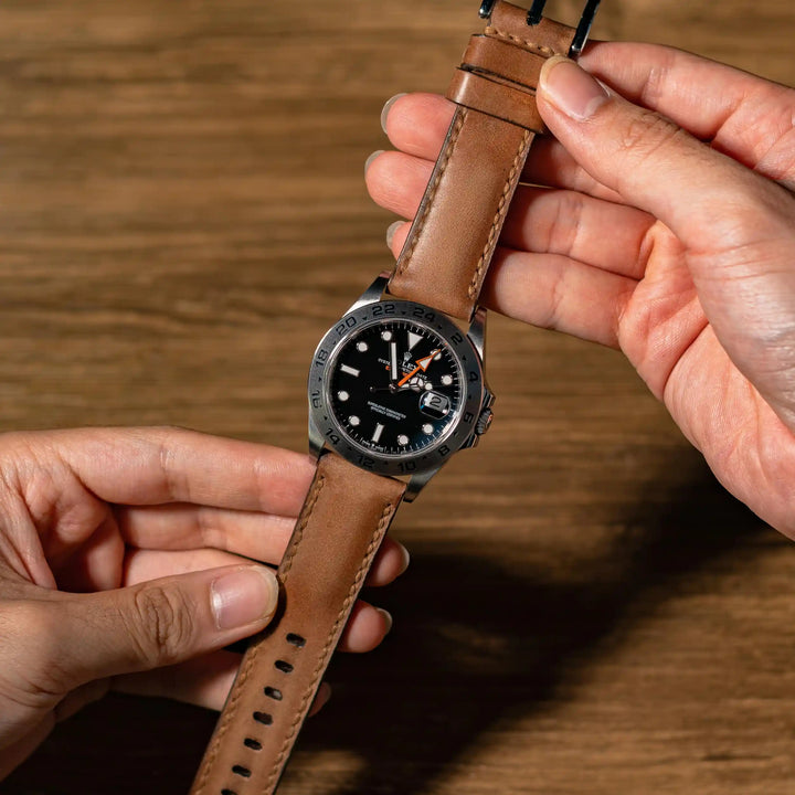 Rolex Straps - Deep Brown