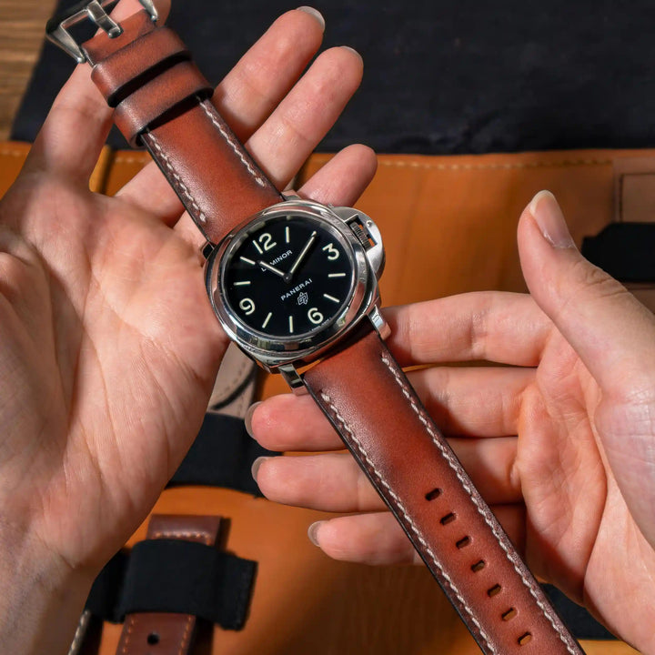 Panerai Luminor Straps - Deep Red