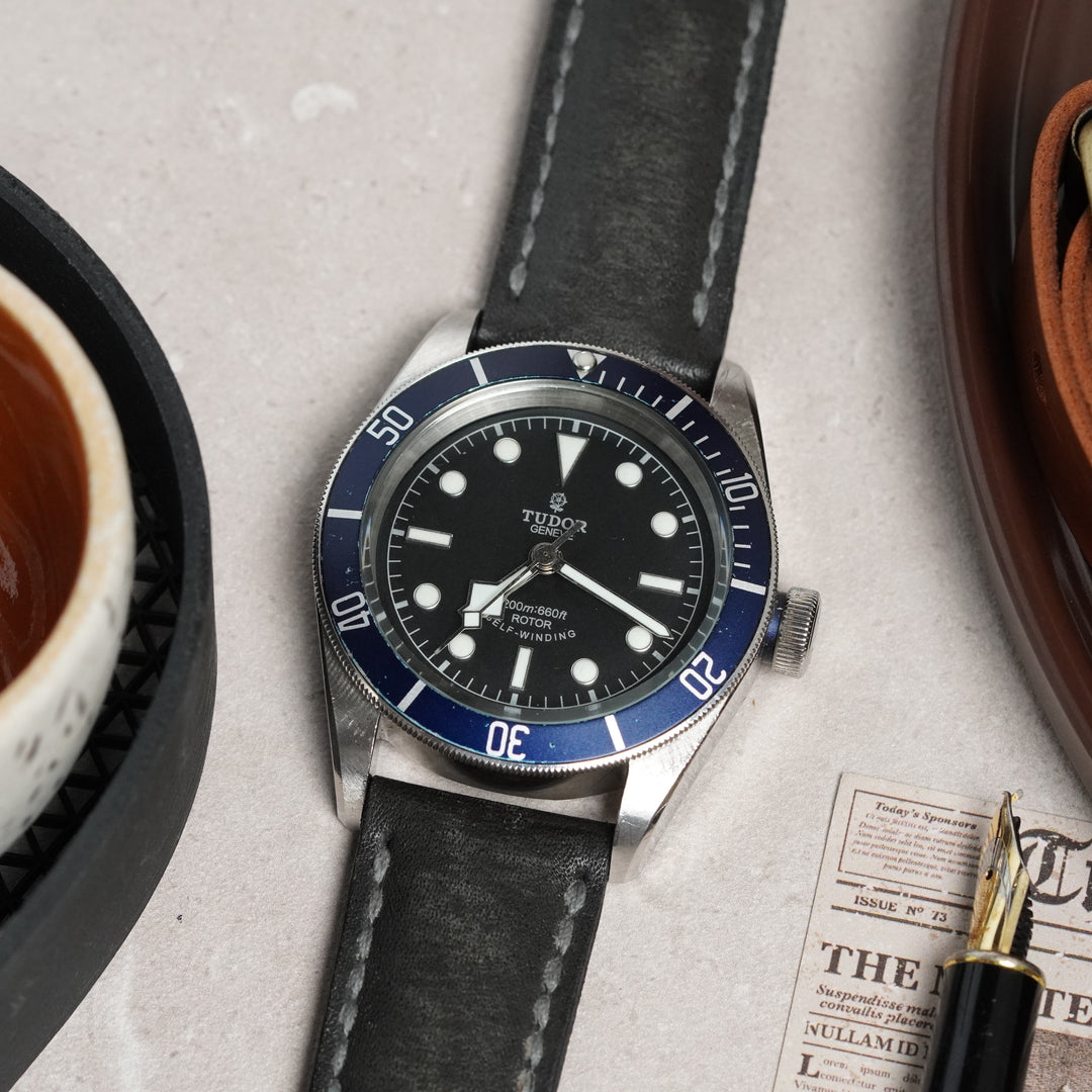 Tudor Straps - Grey Arillo