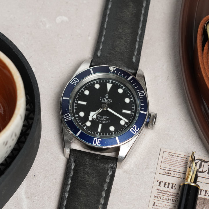 Tudor Straps - Grey Arillo