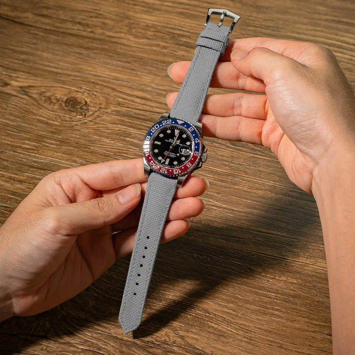 Rolex Straps - Grey Sailcloth