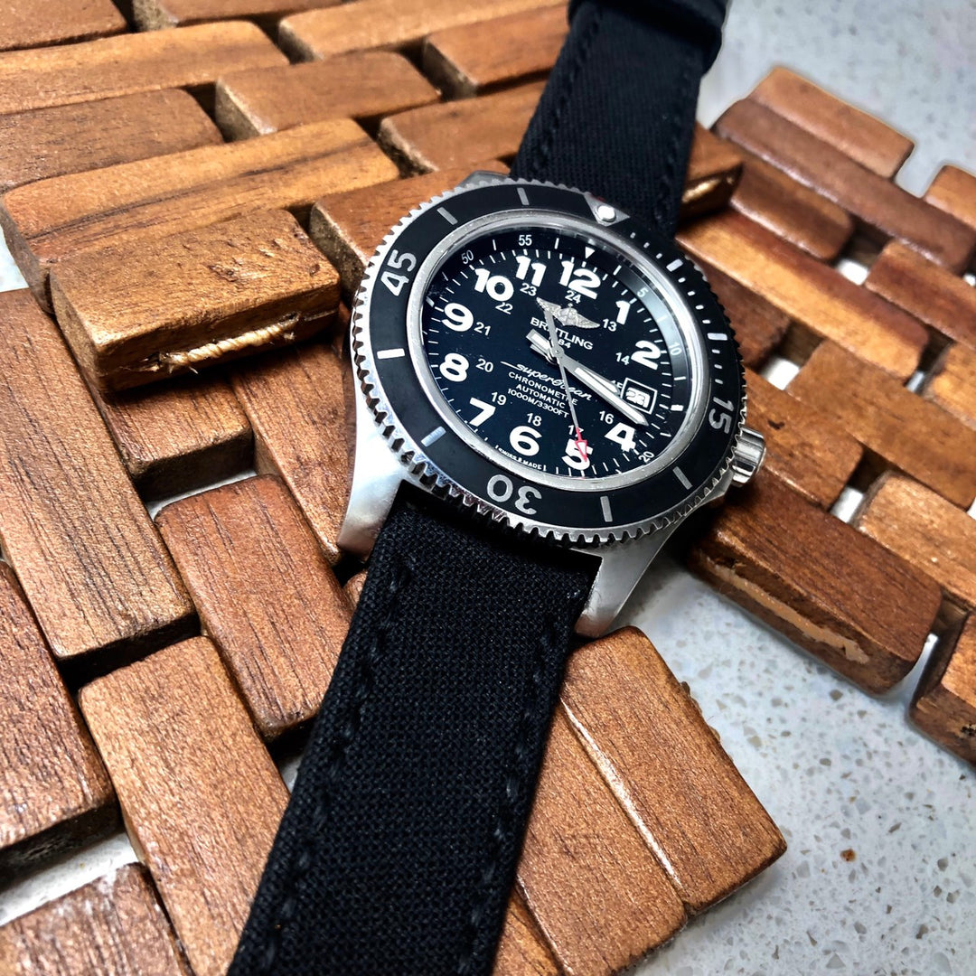 Ready Stock 24mm - Canvas Black