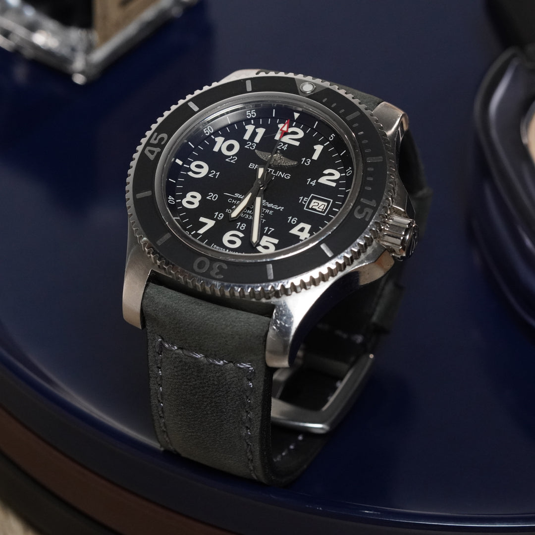 Breitling Straps - Jet Black