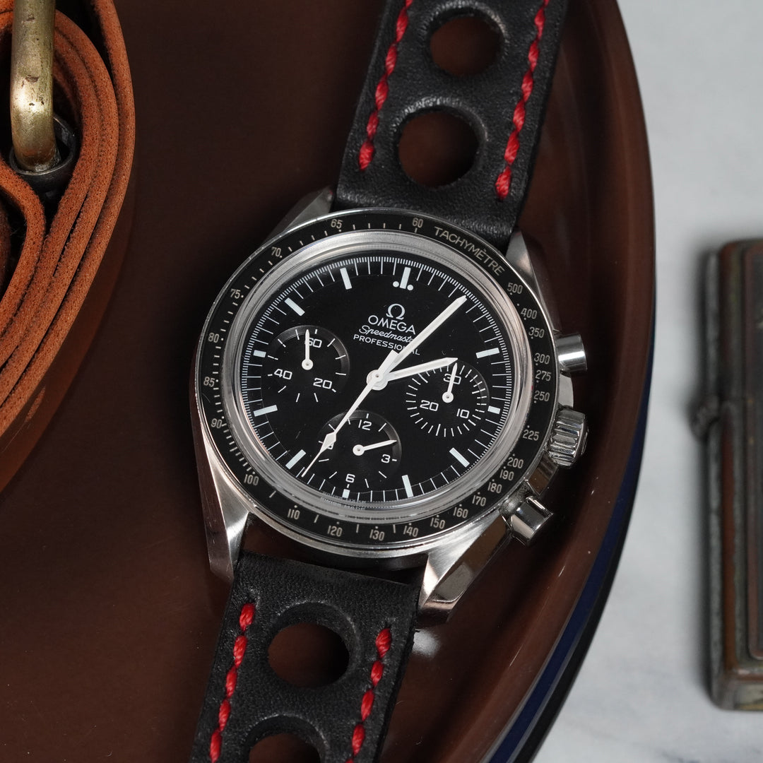 Omega Straps - Le Mans Racer Black