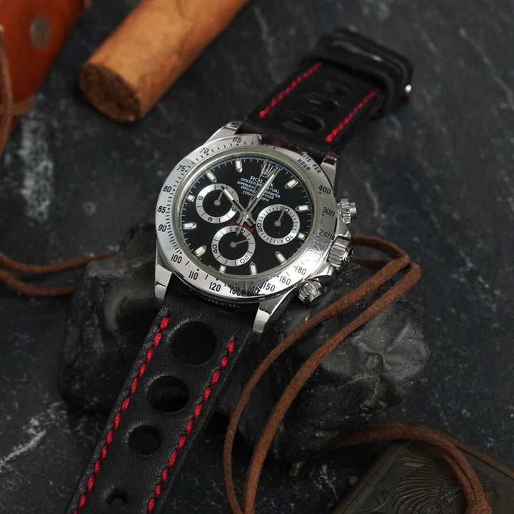 Rolex Straps - Le Mans Racer Black