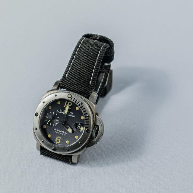Ready Stock 26mm - Black Denim Strap