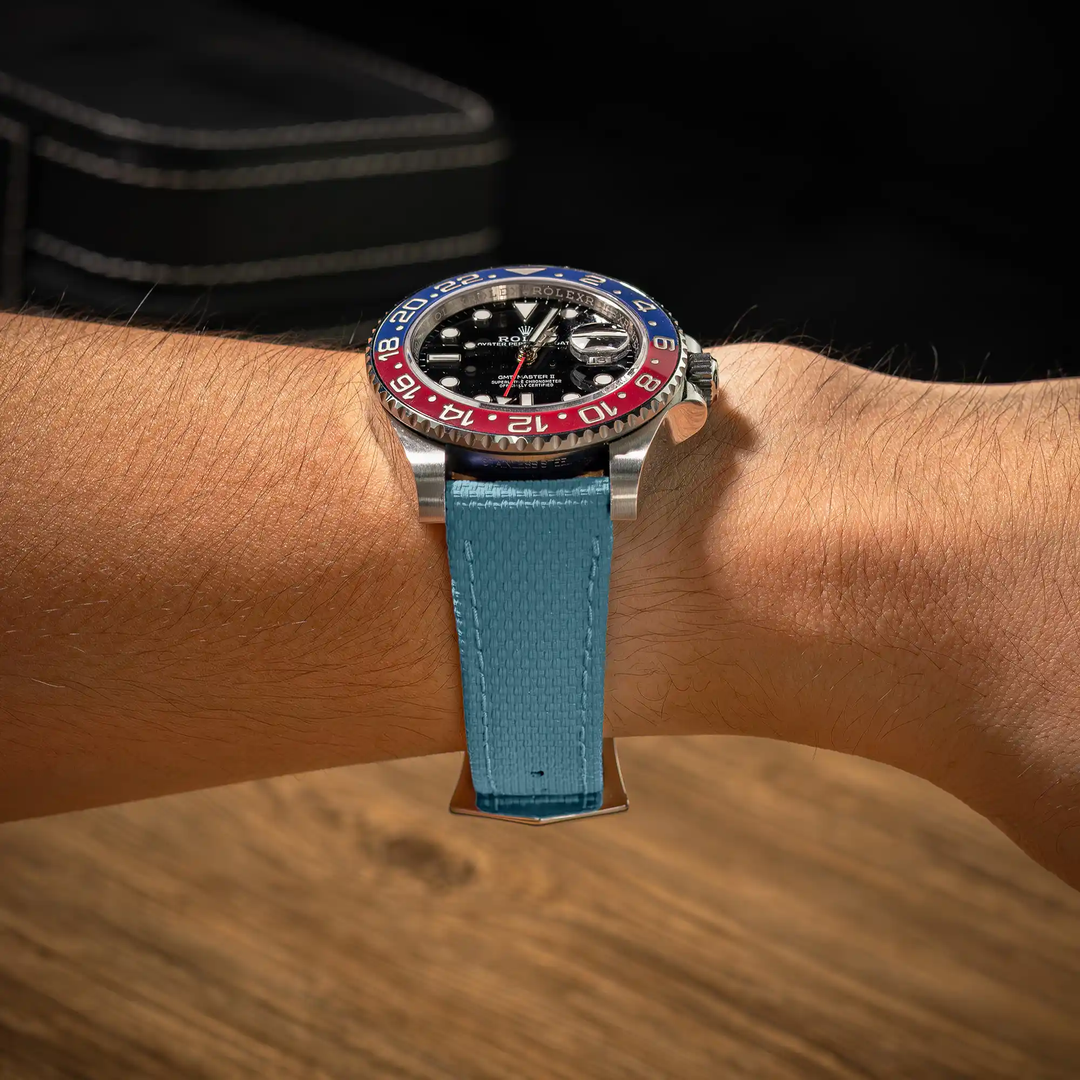 Rolex Straps - Baby Blue Sailcloth