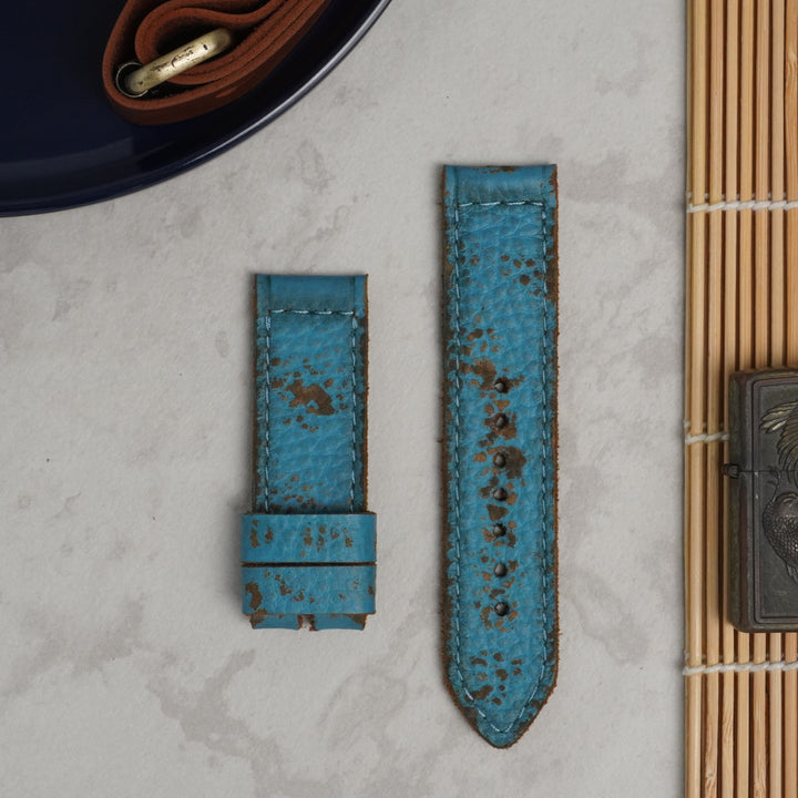 Panerai Luminor Straps - Blue Coral