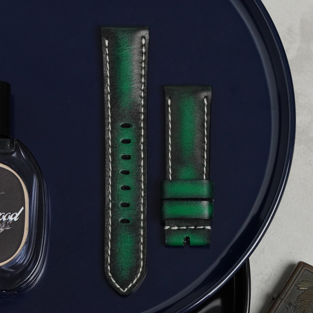 Panerai Luminor Straps - Deep Green