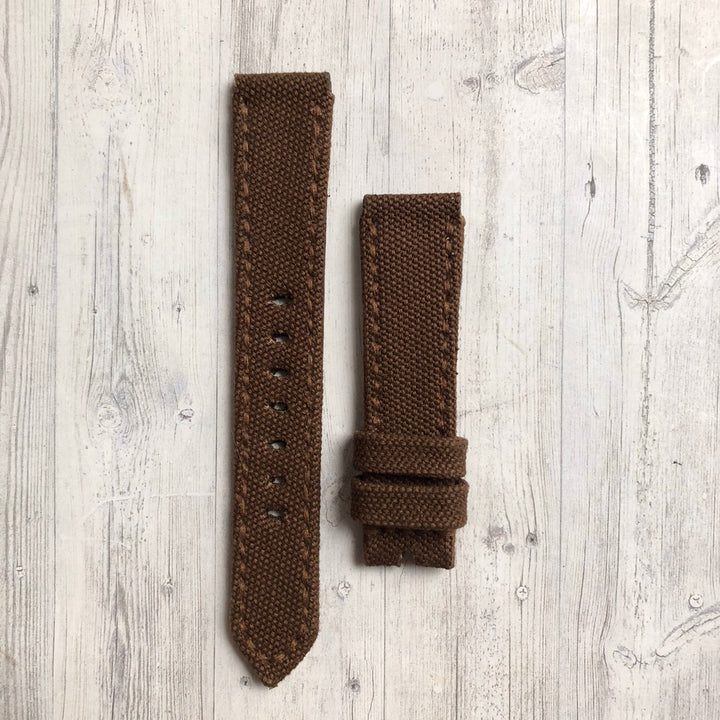 Ready Stock 19mm - Japanese Canvas Coffee Brown