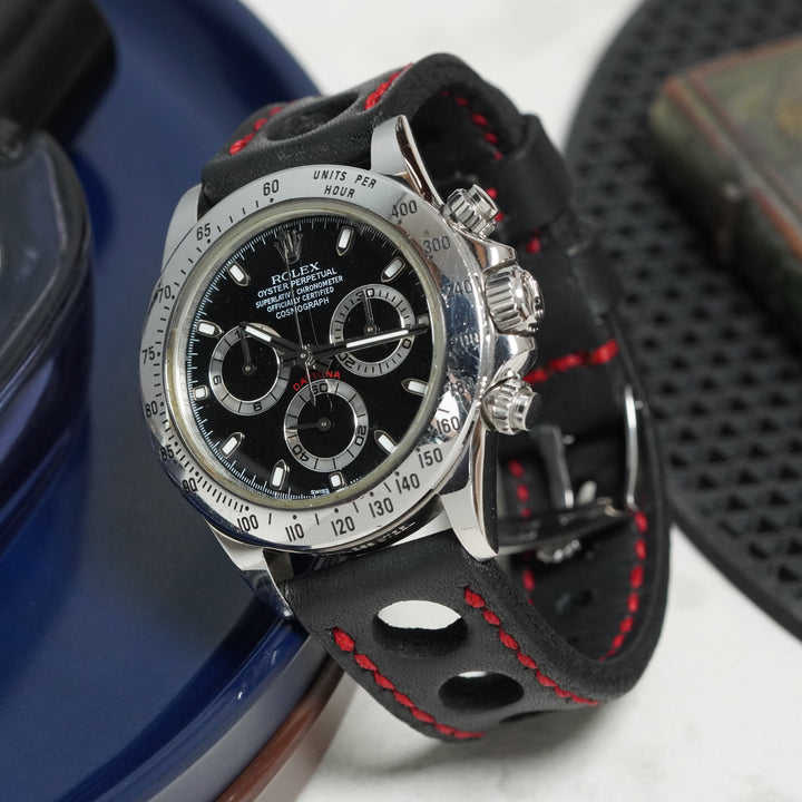 Rolex Straps - Le Mans Racer Black