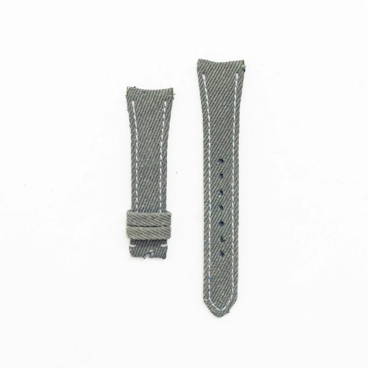 Ready Stock 22mm - Grey Denim Strap