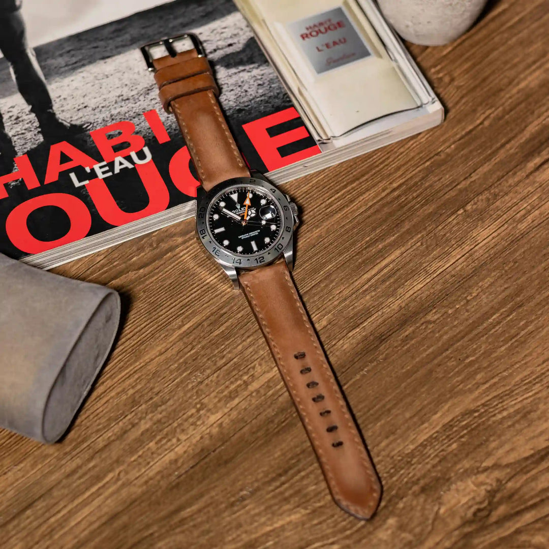 Rolex Straps - Deep Brown