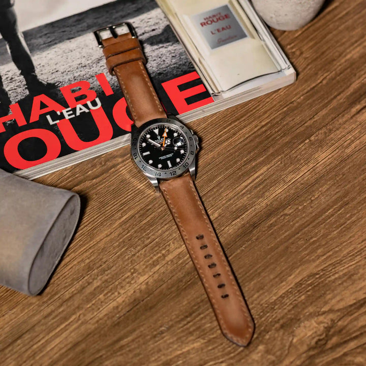 Rolex Straps - Deep Brown