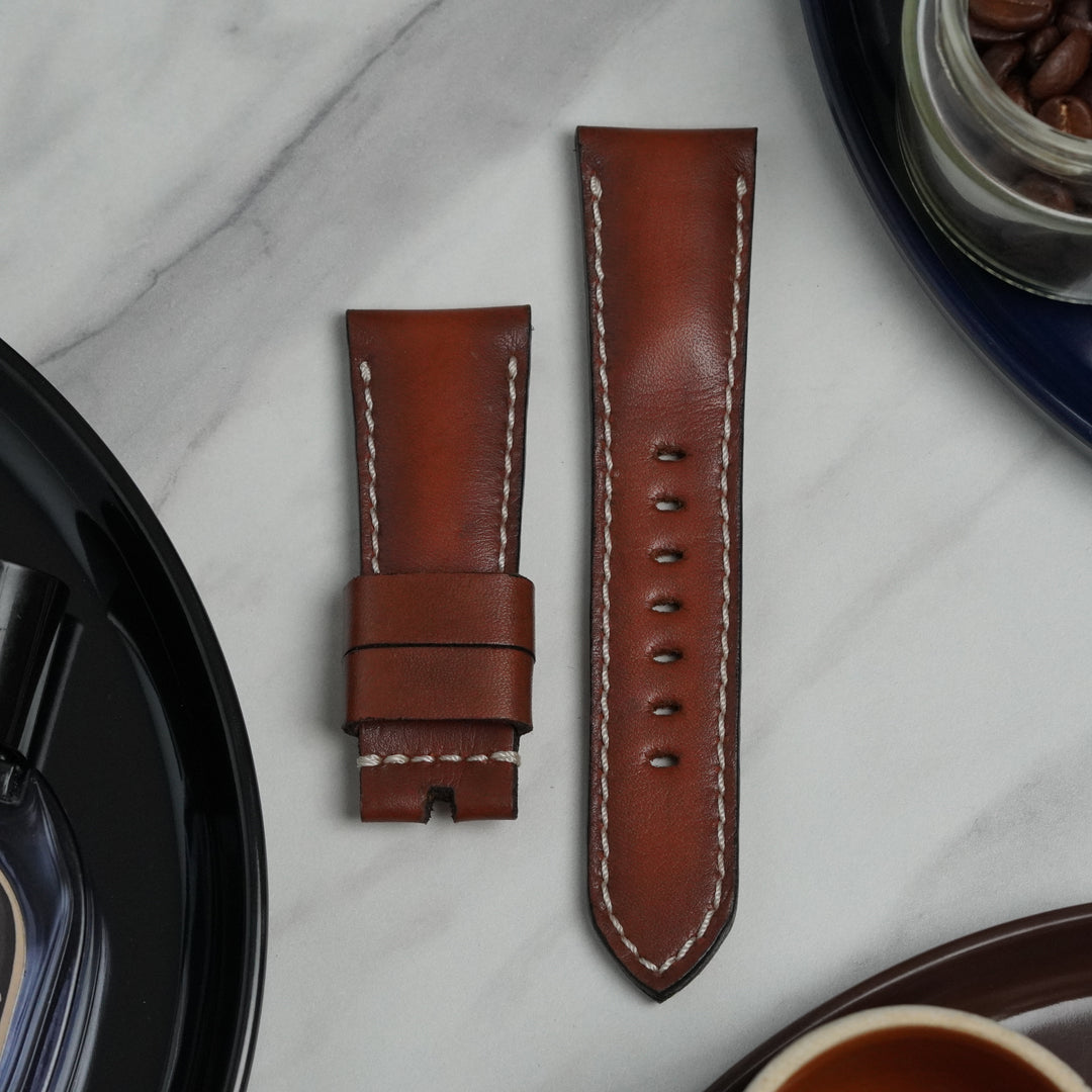 Panerai Submersible Straps - Deep Red