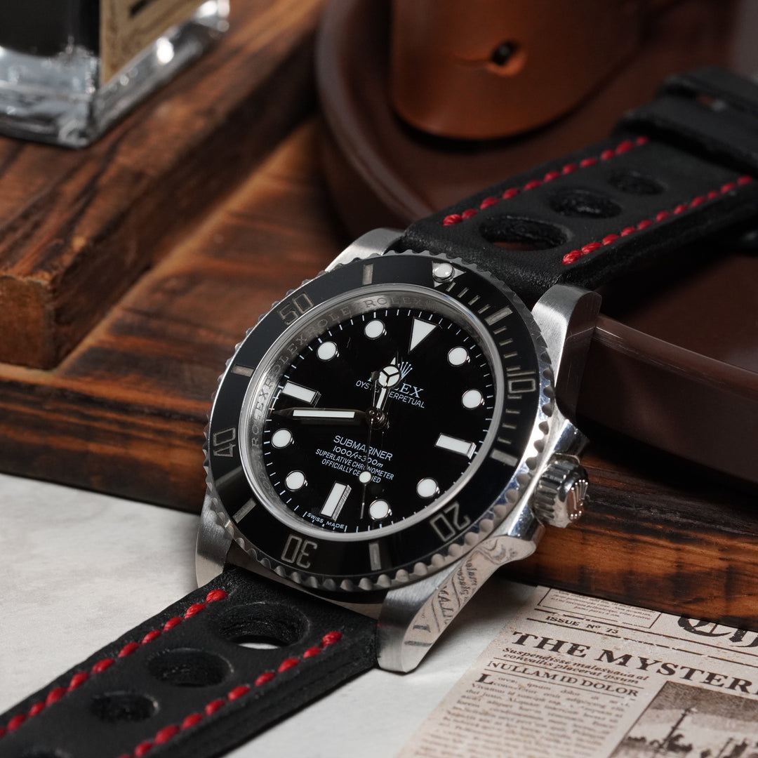 Rolex Straps - Le Mans Racer Black