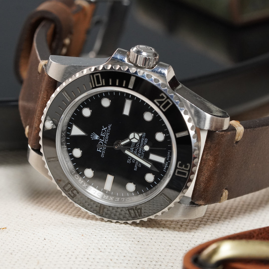 Rolex Straps - Minimalist Chocolate