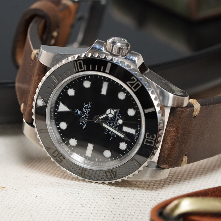 Rolex Straps - Minimalist Chocolate