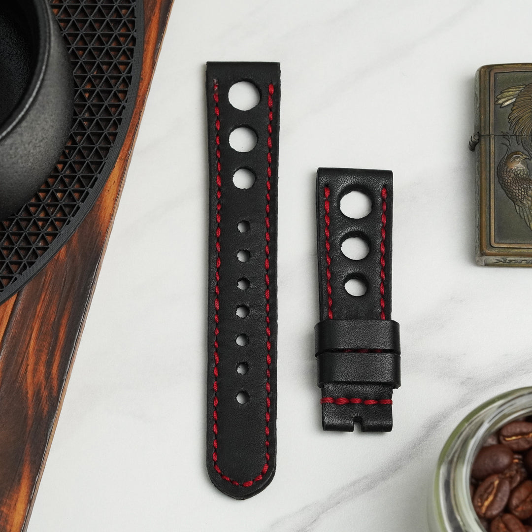 Omega Straps - Le Mans Racer Black
