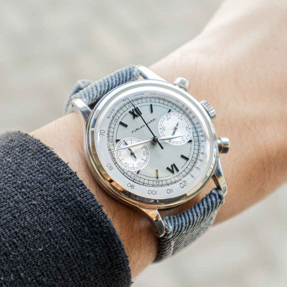 Ready Stock 20mm - Opaline Blue Denim Strap
