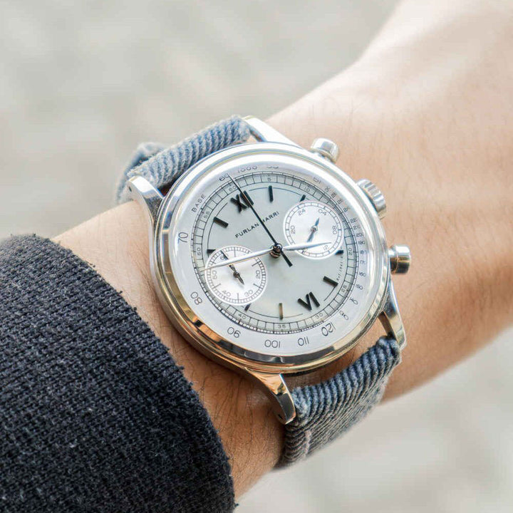 Ready Stock 20mm - Opaline Blue Denim Strap