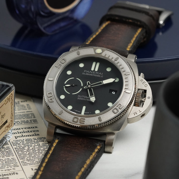 Panerai Submersible Straps - Arillo Padded Tapered