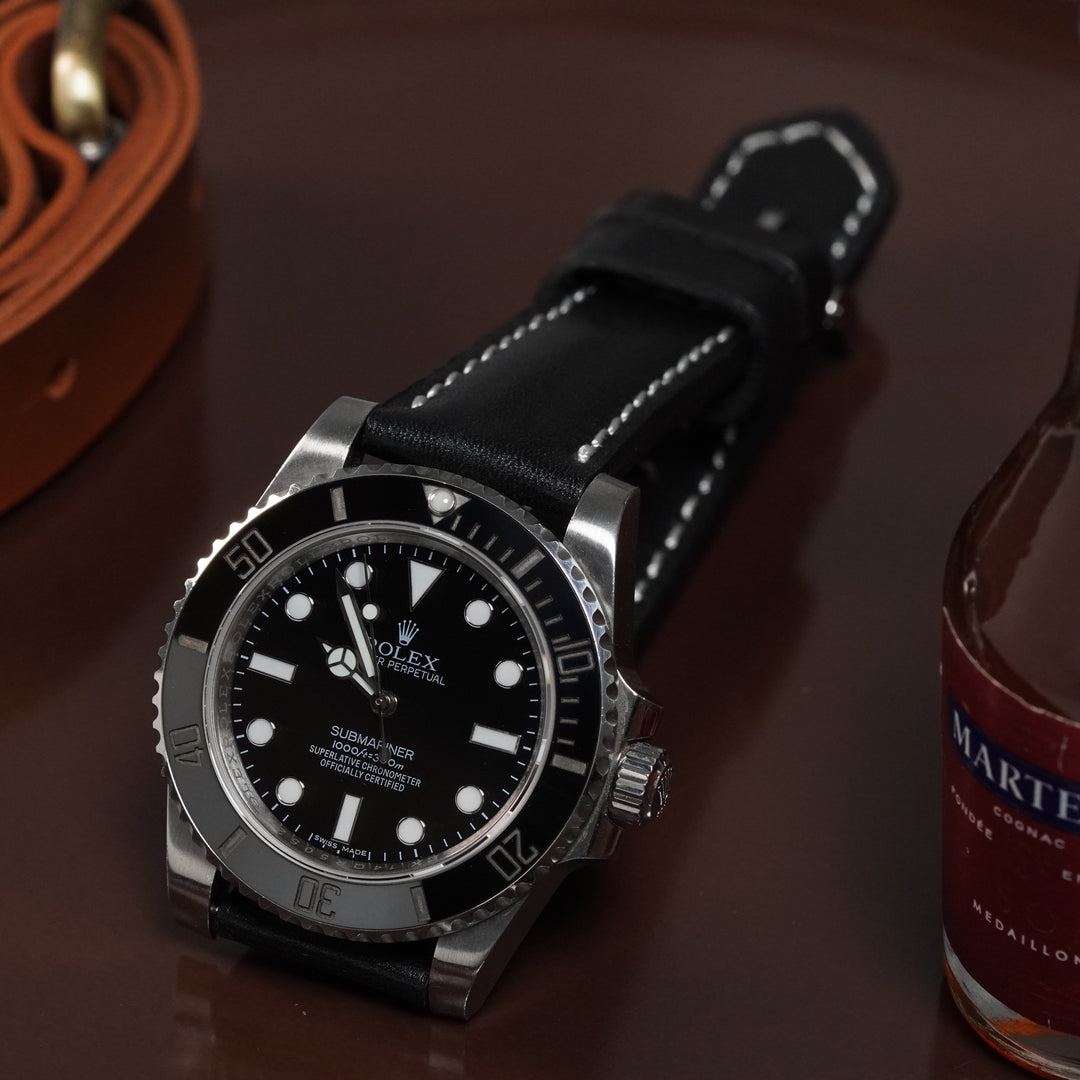 Rolex Straps - Black Padded