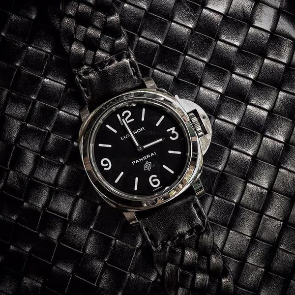 Panerai Luminor Straps - Weaved Black