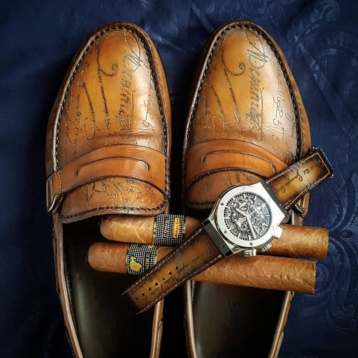 Brown Patina Scritto