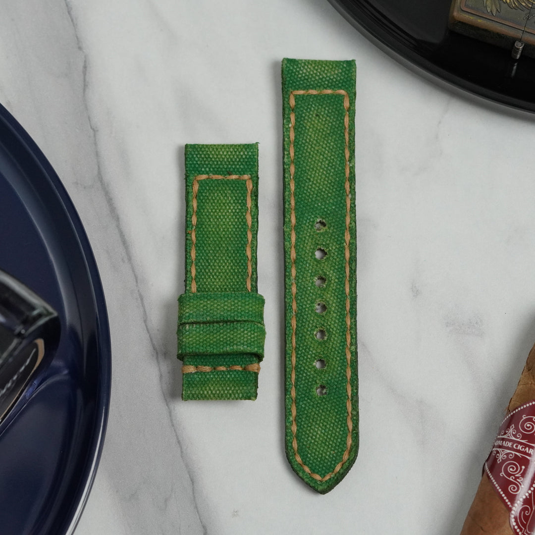 Rolex Straps - Canvas Lime Green No. 4
