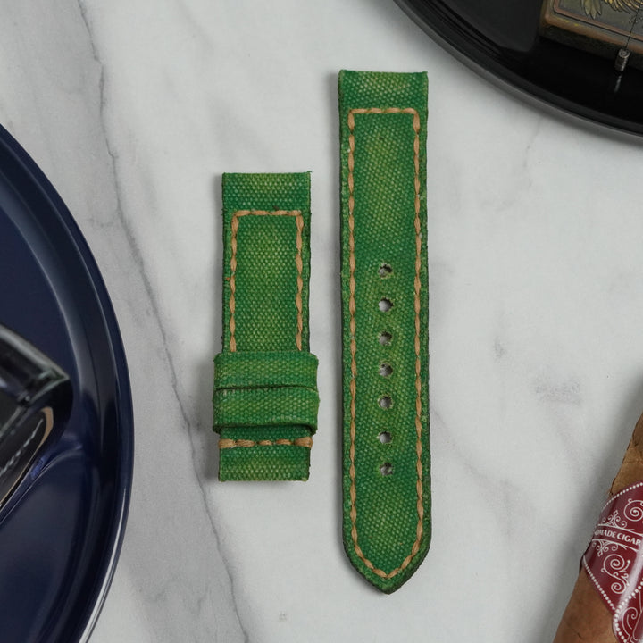 Rolex Straps - Canvas Lime Green No. 4