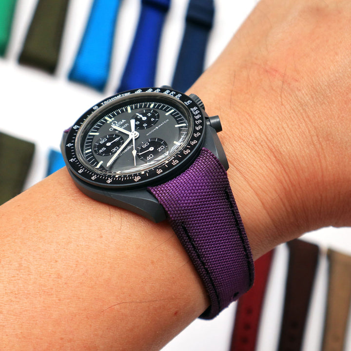 Omega Straps - Kevlar Patina Purple