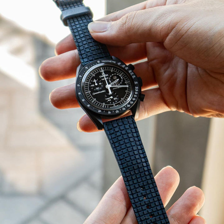 Omega Straps - Extreme Chessboard Blue