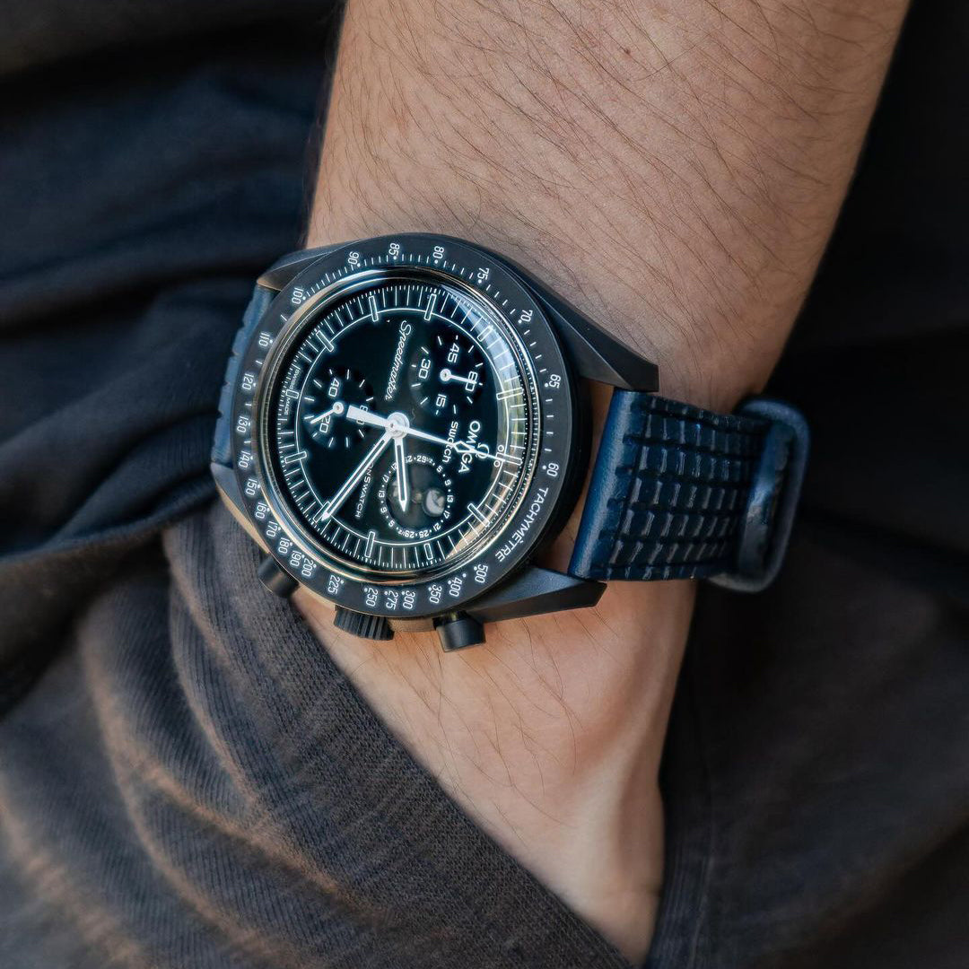 Omega Straps - Extreme Chessboard Blue