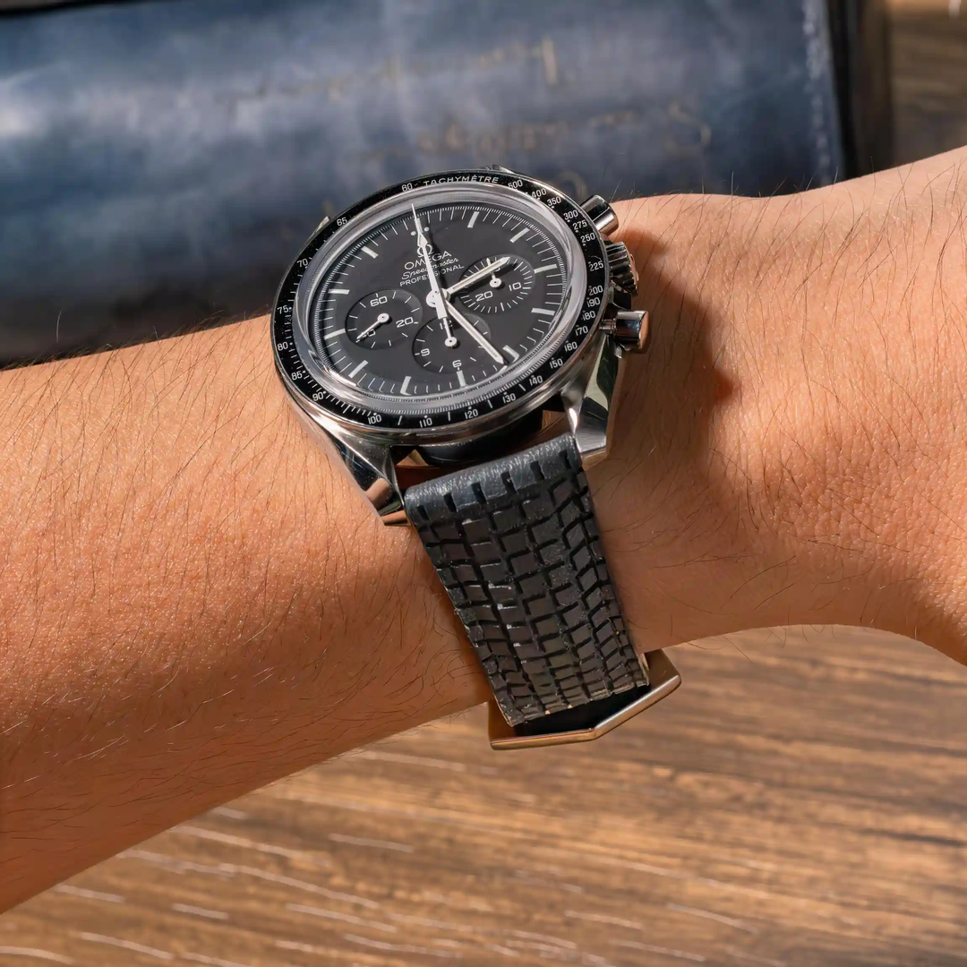 Omega Straps - Chessboard Grey