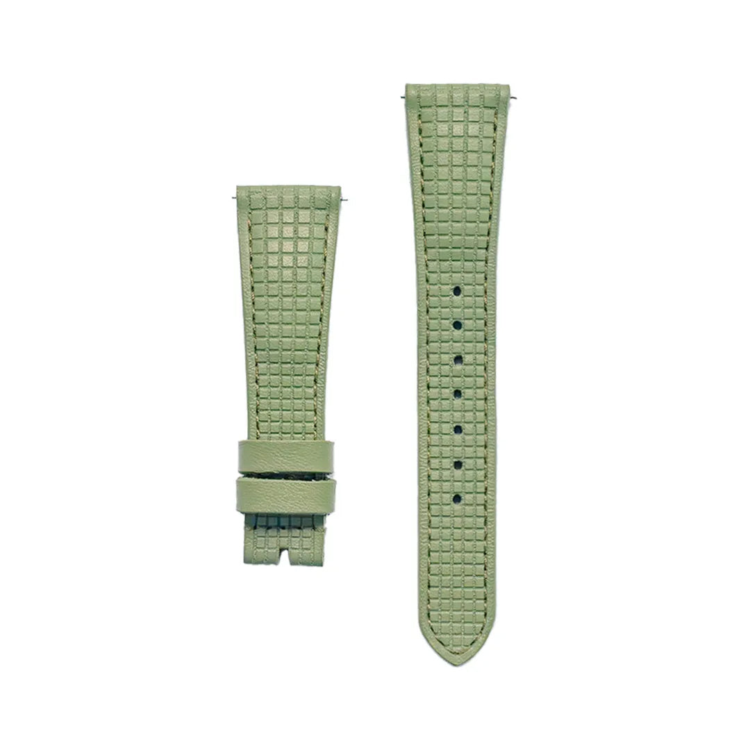 Rolex Straps - Chessboard Fern Green