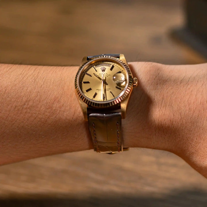 Dark Brown Croco