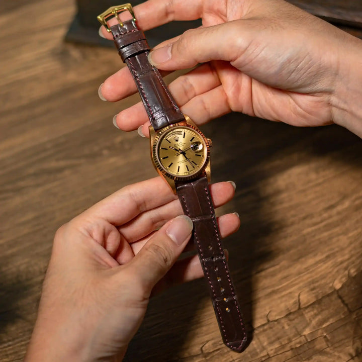 Dark Brown Croco