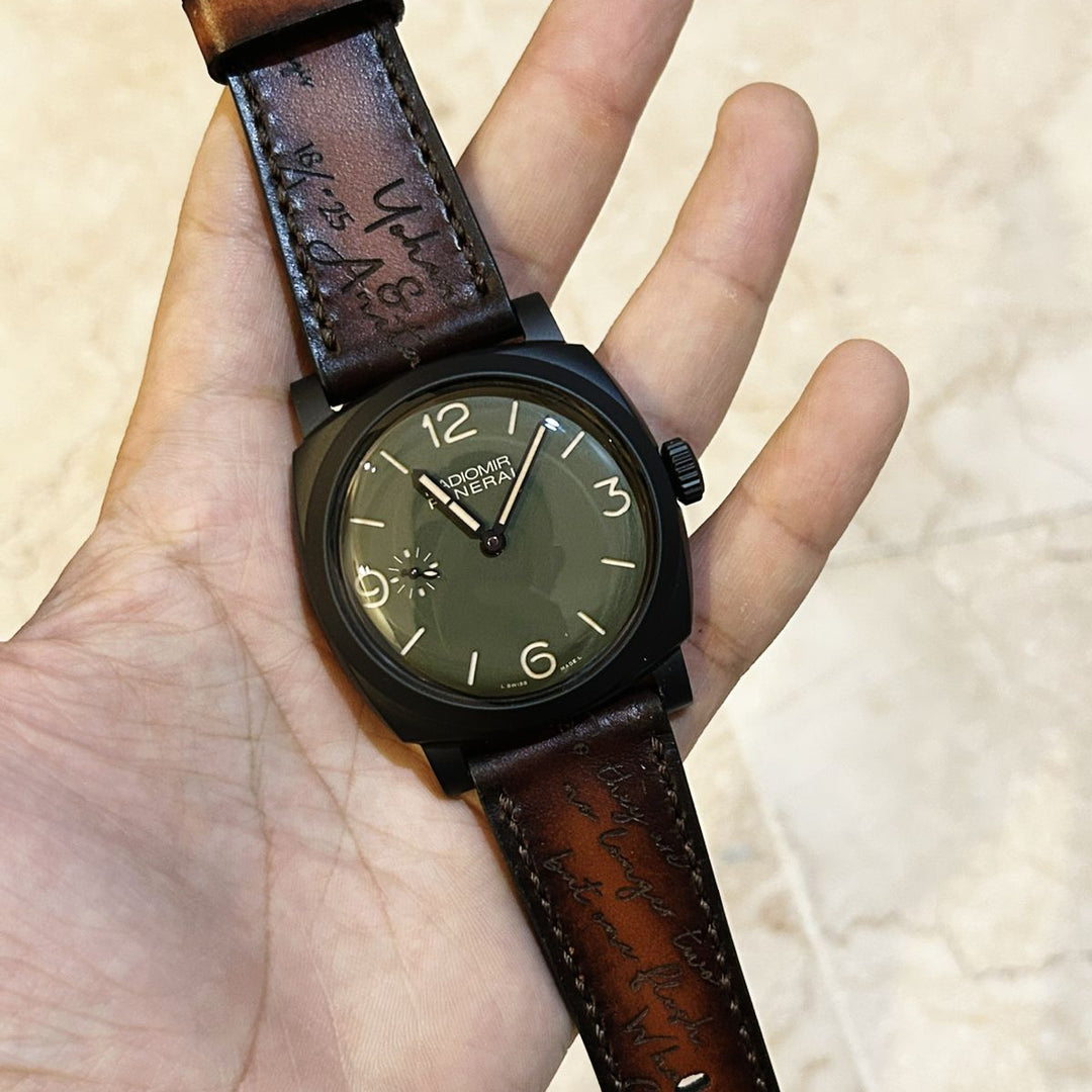 Dark Brown Patina Scritto