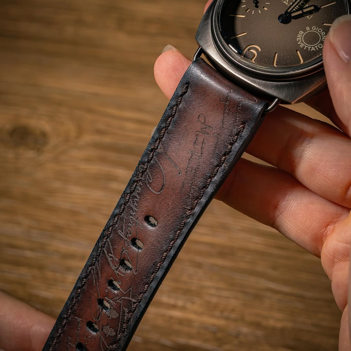 Dark Brown Patina Scritto