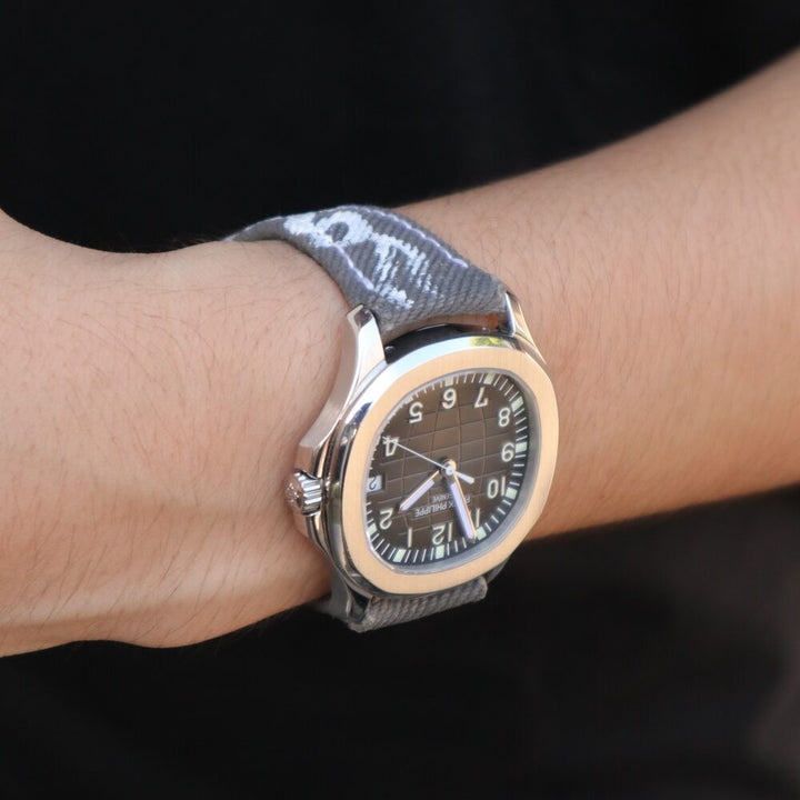 Grey Calli Denim Strap