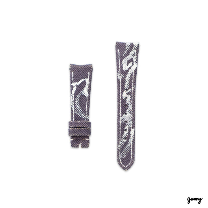 Purple Calli Denim Strap