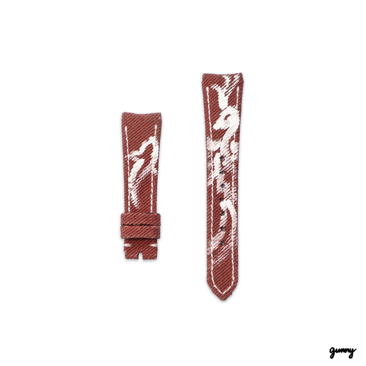 Red Calli Denim Strap