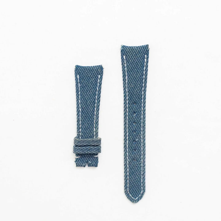 Ready Stock 20mm - Opaline Blue Denim Strap
